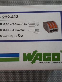 Wago 3-fach Steckverbinder Dosenklemme Verbindungsklemme Elektro - Odenthal