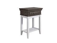 Home affaire Nachttisch Vinales, Konsolentisch, Beistelltisch ideal für Boxspringbetten, Aus massiver Kiefer, mit Fräsungen