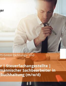 Buchhalter | Steuerfachangestellte | oder kaufmännischer Sachbearbeiter in der Finanzbuchhaltung (m/w/d) - Essen