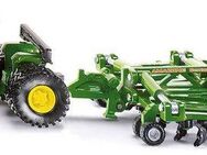 Siku Spielzeug-Traktor SIKU Farmer, John Deere 9630 mit Amazone Centaur (1856)