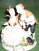 Porzellanfigur Manufaktur Unterweissbach "Flötenspieler" in 47807
