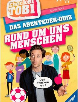 Ravensburger Spiel Checker Tobi: Rund um uns Menschen, Kinderspiel, Made in Europe