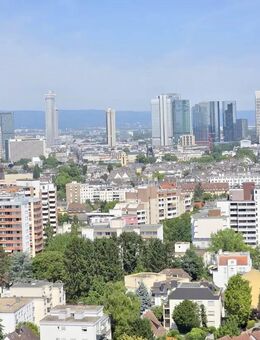Panoramablick + bezugsfertig renoviert! 3 Zimmer mit großem Balkon ganz oben 16. OG - Sachsenhausen - Frankfurt (Main)