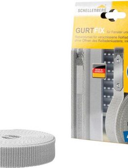 SCHELLENBERG Reparatur-Set Rollladen Gurtfix für das Rollladensystem Maxi, 1-St., für alte Gurtbänder in unterschiedlichen Farben, 23 mm x 4,3 m