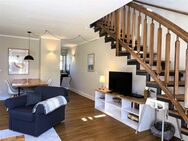 Helle Maisonette, ruhige Feldrandlage - 3 Zimmer, Südwestausrichtung, Boddenblick - Dranske