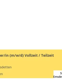 Bautechniker/in (w/m/d) Vollzeit / Teilzeit - Emsdetten