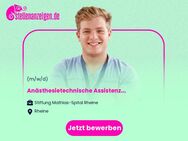 Anästhesietechnische Assistenz (ATA) oder Pflegefachkraft für den Bereich Anästhesiepflege (m/w/d) - Rheine