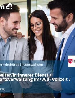 Sachbearbeiter/in Innerer Dienst / Liegenschaftsverwaltung (m/w/d) Vollzeit / Teilzeit - Braunschweig