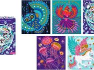 Janod Kreativset Glitter und Sand - Glitzernde Tiere