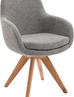 Musterring Esszimmerstuhl Tavia (Set, 2 St), Stativgestell Wildeiche massiv, Drehfunktion optional, diverse Farben