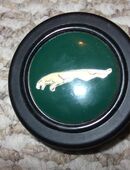 JAGUAR MOMO Hupknopf Hornknopf Jaguar grün in 8600