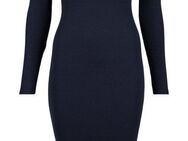 URBAN CLASSICS Shirtkleid Urban Classics Damen Ladies Off Shoulder Longsleeve Rib Dress (1-tlg)