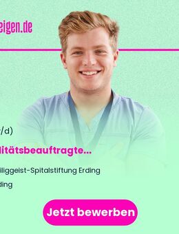 Qualitätsbeauftragte (m/w/d) - Erding