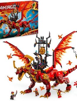 LEGO® Quelldrache der Bewegung (71822), LEGO Ninjago Konstruktionsspielsteine, (1716 St), Made in Europe