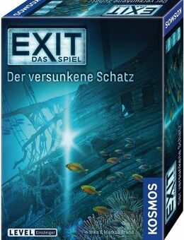 Kosmos Spiel EXIT, Der versunkene Schatz, Rätselspiel, Made in Germany