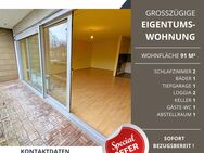 freie großzügige & helle 3,5-Zimmer-Eigentumswohnung mit 91m², zwei Balkonen & Tiefgaragenstellplatz - Köln