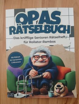 Opas Rätselbuch Knobeln kniffliges Rätselheft - Großefehn