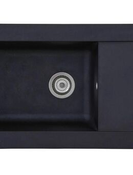 Respekta Mineralite Einbauspüle Denver 86 x 50 cm Schwarz - Birkenfeld (Baden-Württemberg)