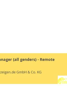 Account Manager (all genders) - Remote - Coburg