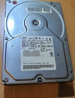 IBM Deskstar 6,4GB,Intern,5400RPM (3,5 Zoll) (DHEA-36481) Platte - Verden (Aller)