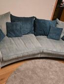 Großes Sofa mit Cordbezug in Grün in 44359