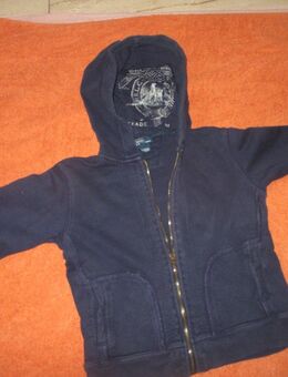 NEU * BOY oder auch GIRL * Unisex * Shabby Look * Kapuzen- Print * Hoodie * Sweater * Shirt * Jacke "POLO by Ralph Lauren" Gr. 116- 122 * dunkel- blau * - Riedlingen