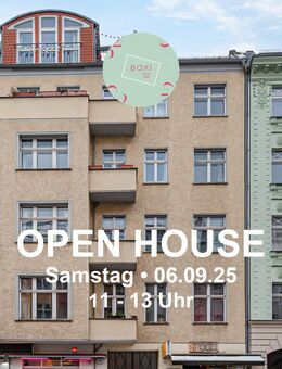 Nähe Boxhagener Platz und Mercedes Benz Arena: Effiziente 2-Zimmer-Wohnung - Balkon & Tageslichtbad - Berlin