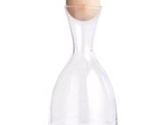 Zeller Present Karaffe, (1-tlg), Glas/Schime-Holz, 750 ml