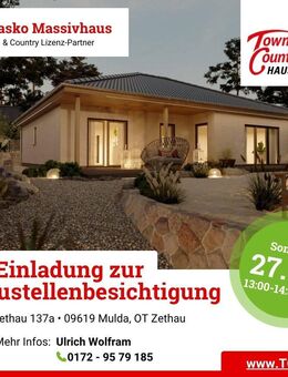 Herzliche Einladung zur Baustellenbesichtigung am 27.07.2025 in Mulda - Mulda (Sachsen)