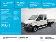 VW Crafter, Pritsche 35 DoKa, Jahr 2021 - Dresden