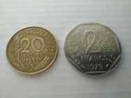 Alte französche Münzen: 2 Franc, 20 centimes (incl. Versand) - Rees