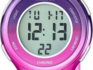 CALYPSO WATCHES Chronograph Color Splash K5841/6, Armbanduhr, Quarzuhr, Damenuhr, Herrenuhr, digital, Stoppfunktion