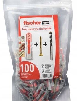 100x Fischer Duopower-Dübel 6x30 mm mit Schraube 4,5x40 mm Bohrer 20131433 - Wuppertal