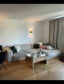 Eckcouch 4 Sitzer beige Cord in 40545