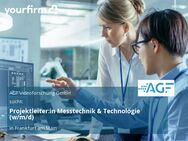 Projektleiter:in Messtechnik & Technologie (w/m/d) - Frankfurt (Main)