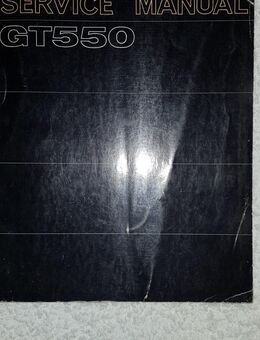 Original SUZUKI Werkstatt Handbuch für GT 550 - Rheinbach