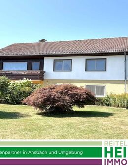 Wohnhaus mit schönem Garten in sonniger Lage - Sachsen (Ansbach)