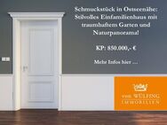 Schmuckstück in Ostseenähe: Stilvolles Einfamilienhaus mit traumhaftem Garten und Naturpanorama! - Scharbeutz