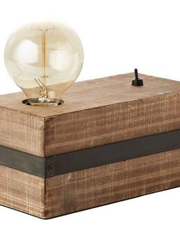 Brilliant Tischleuchte Woodhill, ohne Leuchtmittel, Tischlampe antik/schwarz