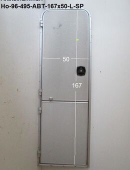 Hobby Wohnwagentür Aufbautür ca 167 x 50 mit Rahmen ohne Schlüssel gebraucht - Sonderpreis - links (Eingangstür) zB 495 BJ 96 oder 460 BJ 91 - Schotten Zentrum