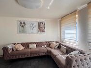Großes Ecksofa im Chesterfield-Stil - Samt, Braun - Solingen (Klingenstadt)