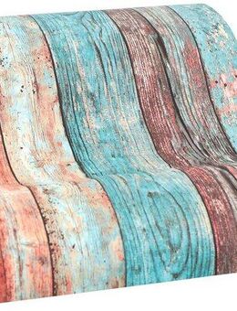 living walls Vinyltapete Pop Up Panel 3D, strukturiert, Holz, gestreift, realistisch, Holzoptik Tapete Selbstklebend Holz Panel Flur Design Kinderzimmer