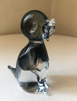 Murano Glas Hund 60er Jahre mit Label - Berlin Lichtenberg