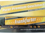 Frankfurter Nr.08 - Purer Premium Geschmack - MB Actros - Sattelzug auf Blechschild - Doberschütz