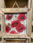 HOLZBILD MOHN in 49170