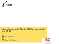 Vertriebsspezialist für die PLZ-Regionen 80-89 und 93-94 - Bad Staffelstein