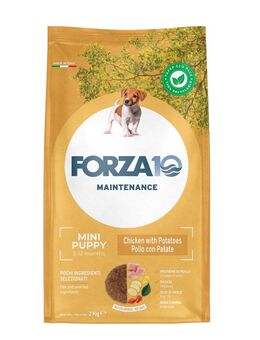 Forza10 Maintenance Mini Puppy Huhn mit Kartoffeln - Sparpaket: 3 x 2 kg