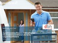 Speditionskaufmann / Mitarbeiter Vertriebsinnendienst (m/w/d) - Logistiksoftware - Bremen