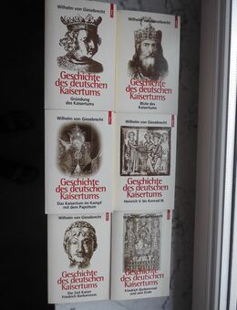 Geschichte des deutschen Kaisertums Wilhelm von Giesebrecht 6 Bücher zus. 10,- - Flensburg