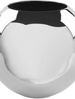 Fink Dekovase MOON (1 St), Kugelvase, Tischvase aus Metall, vernickelt